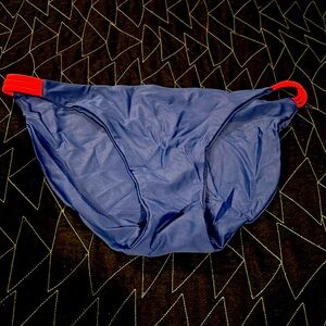 New NWT old Navy women’s xl blue with orange sides bathing bottom  swim suit